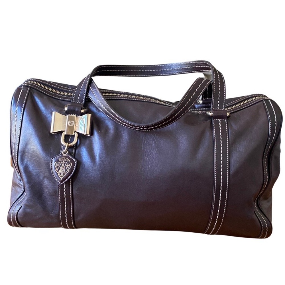 Gucci Leather Bag – Brown Duchessa Boston Bag Medium - 181488 - Picture 1 of 12
